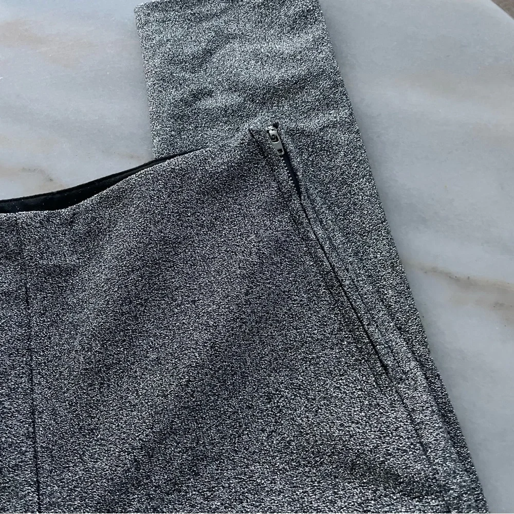 H&M silver sparkle trousers size 6 - Picture 2 of 4